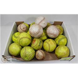 LOT OF SOFT BALLS