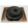 Image 1 : SET OF 5 BARBELL WEIGHTS