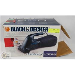 BLACK AND DECKER DIRT BUSTER.