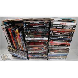 LOT OF 70 DVD'S MOSTLY ACTION/ADVENTURE