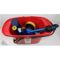 CAR CARE KIT BUCKET, POLISHER, SOAPER