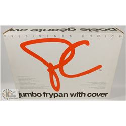 PRESIDENTS CHOICE JUMBO FRYING PAN WITH COVER.