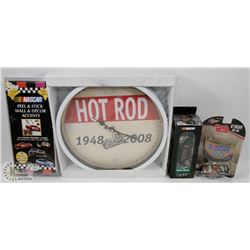NEW ITEMS HOT ROD CLOCK