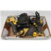 Image 1 : DEWALT 20 VOLT DRILL, IMPACTOR, CHARGER, BATTERY