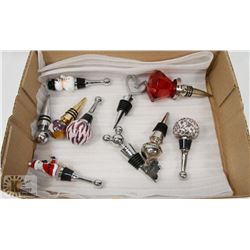 BOX OF COLLECTIBLE WINE STOPPERS