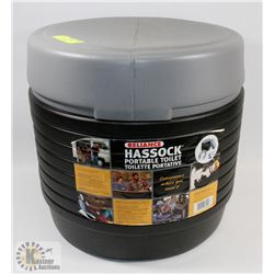 RELIANCE HASSOCK PORTABLE CAMPING TOILET WITH