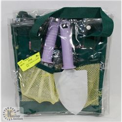 NEW GARDEN APRON W/2 GARDEN TOOLS FROM