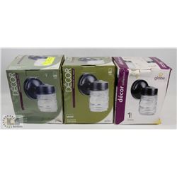 LOT OF 3 DECOR LIGHTS NEW IN BOX