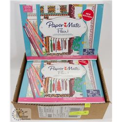 BOX OF 5 PAPERMATE FLAIR COLORING KITS