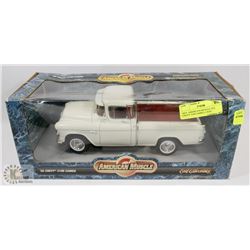 ERTL AMERICAN MUSCLE 1955 CHEVY 3100 CAMEO 1:18 SC