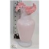 Image 1 : PINK FRILL TOP VASE.