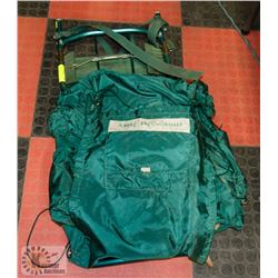 VINTAGE WORLD FAMOUS MONT BLANC BACKPACK.