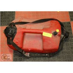FUEL CAN AND HARNESS FOR SLED