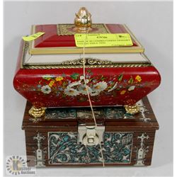 PAIR OF BLUEBIRD CONFECTIONARY COLLECTIBLE TINS