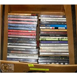 BOX OF 50 CDS INCL SOME NEW - PEARL JAM, FOO