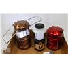 Image 1 : LOT OF 3 EDDIE BAUER 100 LUMEN CAMPING LANTERNS
