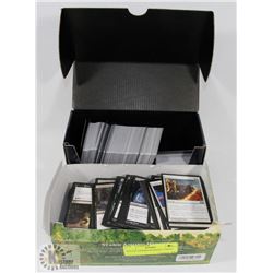 BOX OF ASSORTED MAGIC CARDS.