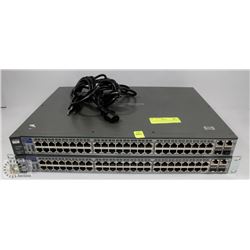 LOT OF TWO HP SERVER SWITCHES.