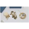 Image 1 : LOT 3 VINTAGE ESTATE BROOCHES