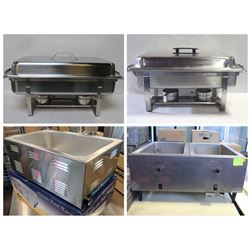 FEATURED LOTS: CHAFERS & FOOD WARMERS