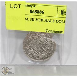 1952 CANADA SILVER HALF DOLLAR