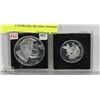 Image 1 : LOT OF 2 STERLING SILVER CANADA COINS,