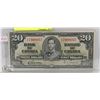 Image 1 : 1937 CANADA $ 20 BILL