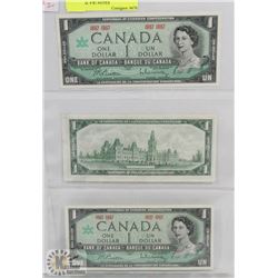 STOCK SHEET CANADA CENTENNIAL NO SERIAL # $1 NOTES