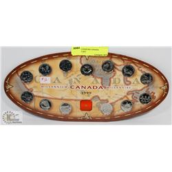 1999 MILLENNIUM CANADA  QUARTER SET