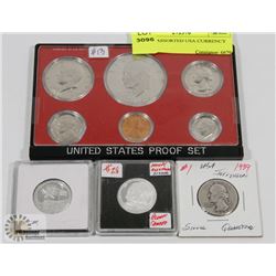 LOT OF ASSORTED USA CURRENCY