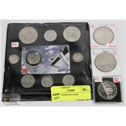 LOT OF ASSORTED COINS
