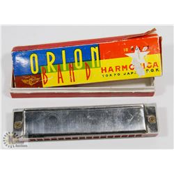 VINTAGE 16 HOLE ORION BAND MADE IN JAPAN HARMONICA