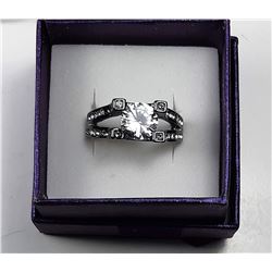 7)  10 KT BLACK GOLD FILLED SPLIT SHANK