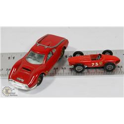 LESNEY F1 FERRARI WITH DINKY CARS DINO MECCANO 216