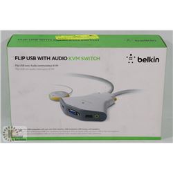 BELKIN FLIP USB WITH AUDIO KVM SWITCH