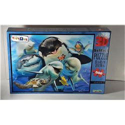 2)  FACTORY SEALED 500 PCE 3D PUZZLE