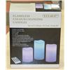 Image 1 : 3PK REMOTE COLOR CHANGING CANDLES.