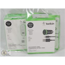 BAG OF BLKIN CAR CHARGERS