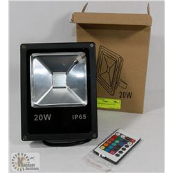 1 - NEW 20W RGB FLOOD LIGHT