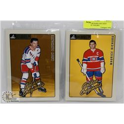 MAURICE RICHARD AND ANDY BATHGATE "GOLDEN