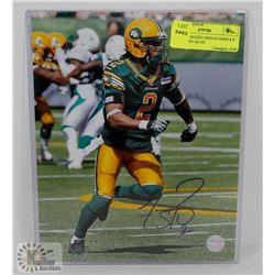 ESKIMOS SIGNED FRED STAMPS 8 X 10, RETIRED AS AN