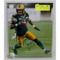 ESKIMOS FRED STAMPS, SIGNED 8 X 10 WITH COA