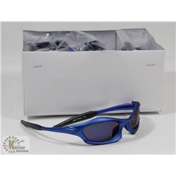 CASE OF DESIGNER BLUE FRAME SUNGLASSES