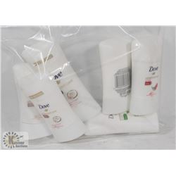 BAG OF ASSORTED DOVE ANTIPERSPIRANT