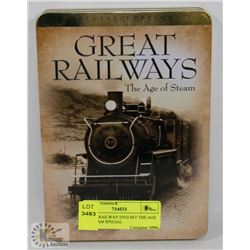 GREAT RAILWAY DVD SET THE AGE OF STEAM SPECIAL