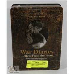 WAR DIARIES LETTER FROM HE FRONT LINES 5 DVDS