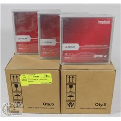 LOT OF 13 ULTRIUM 1.6TB TAPE CARTRIDGES