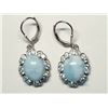 Image 1 : 115) STERLING SILVER GEMSTONE EARRINGS