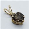 Image 2 : 122) 10K YELLOW GOLD GEMSTONE PENDANT