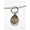 Image 1 : 140) STERLING SILVER CHALCEDONY NECKLACE